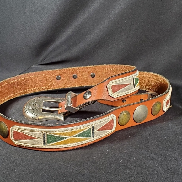 Western Belt Embellished with Old Coins - Picture 1 of 13